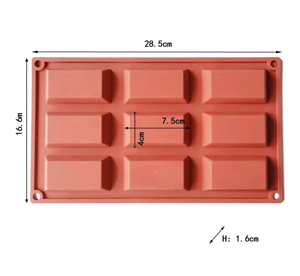 Moule à Financiers 9 Cavités