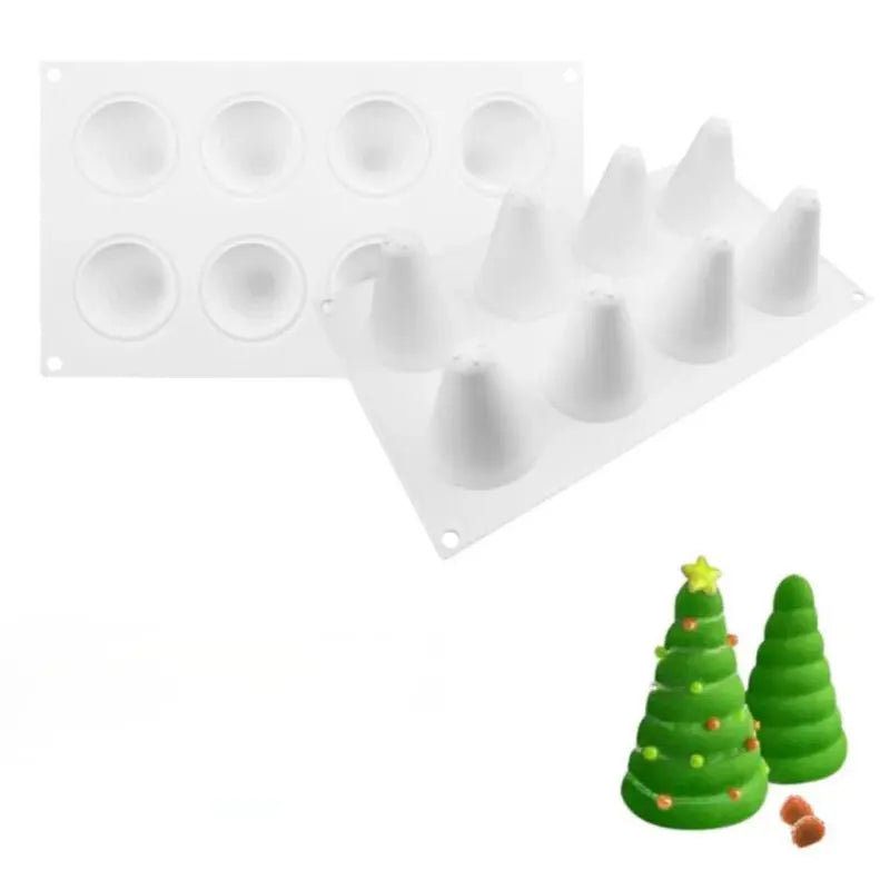 Moule à Mousses de Noël Sapin Rond