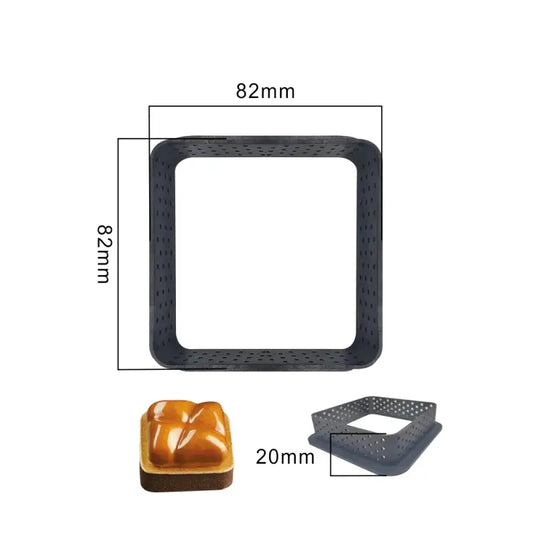 Moule à Tartelette Perforé Carré