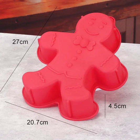 Moule en Silicone Bonhomme en Pain d'Épice