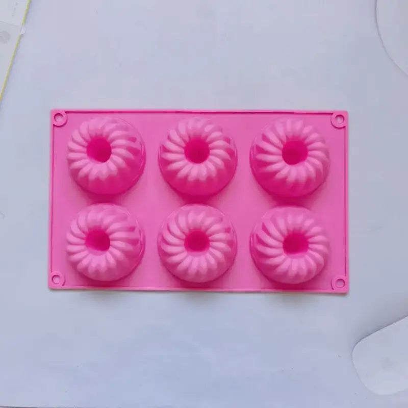 Petit Moule à Savarin Rose