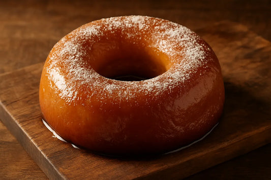 Baba au rhum glacé et généreusement imbibé