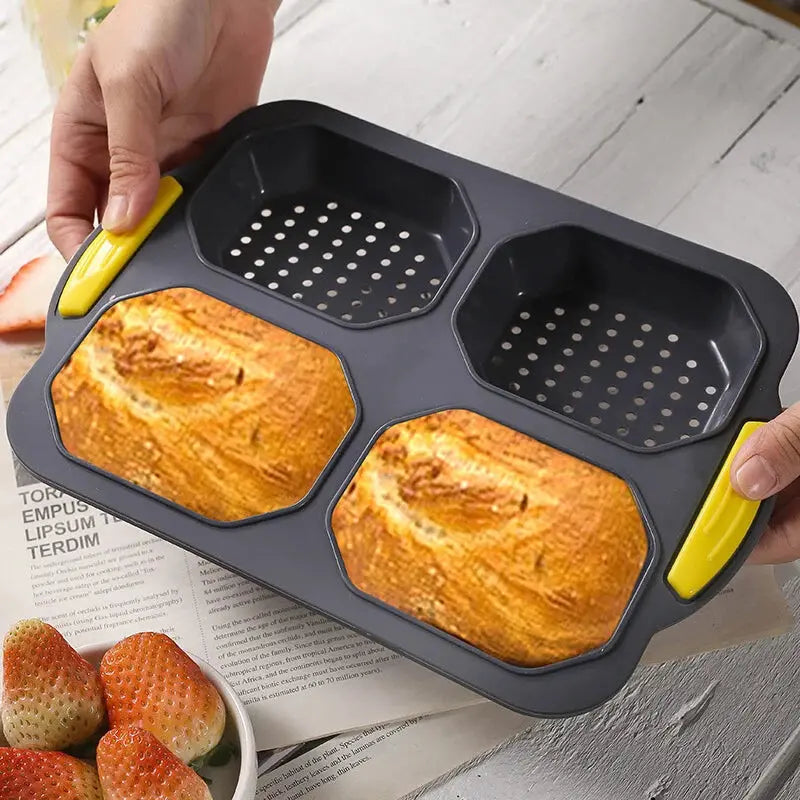 Moule à Brioche Individuelle Silicone pour Air Fryer