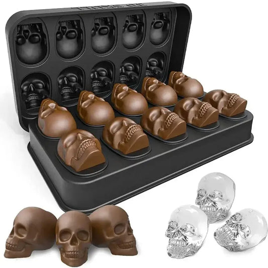 Moule à Chocolat Crâne 10 Cavités