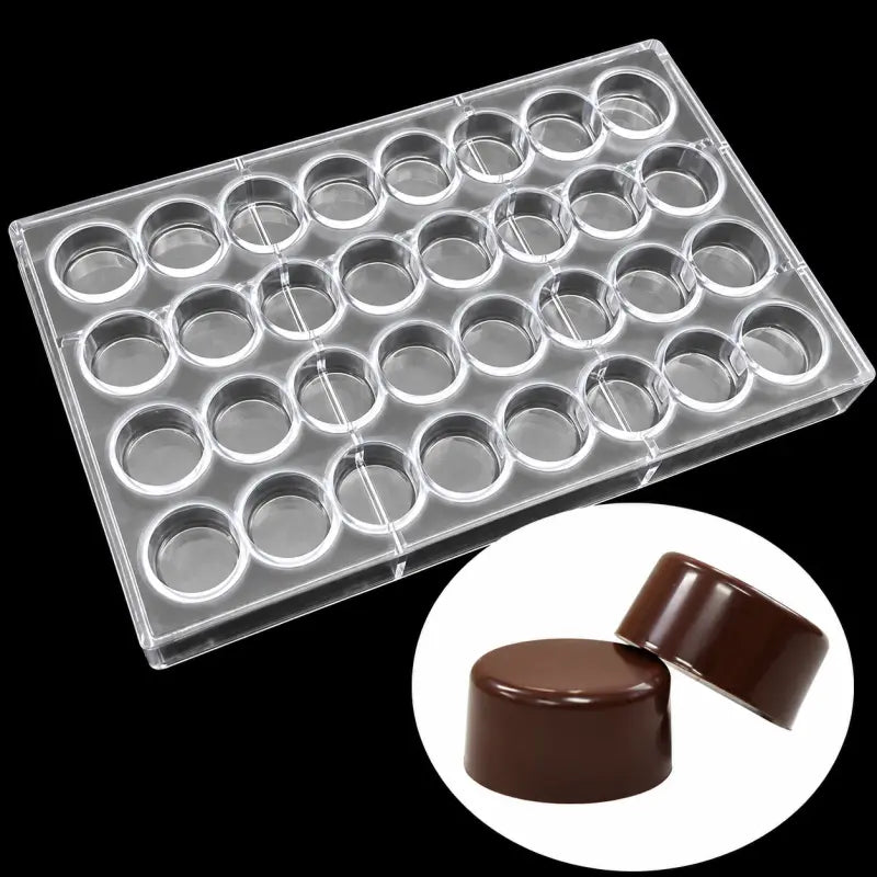 Moule à Chocolat en Polycarbonate Bonbons Ronds