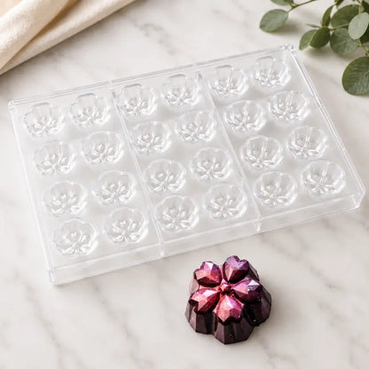 Moule à Chocolat en Polycarbonate Pralinés Assortis Etoiles