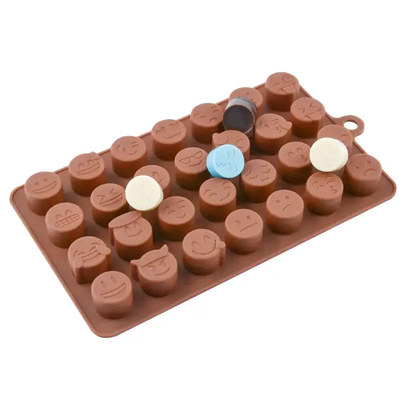 Moule à Friture en Chocolat Smiley