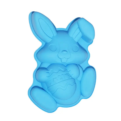 Moule à Gâteau Lapin Bleu
