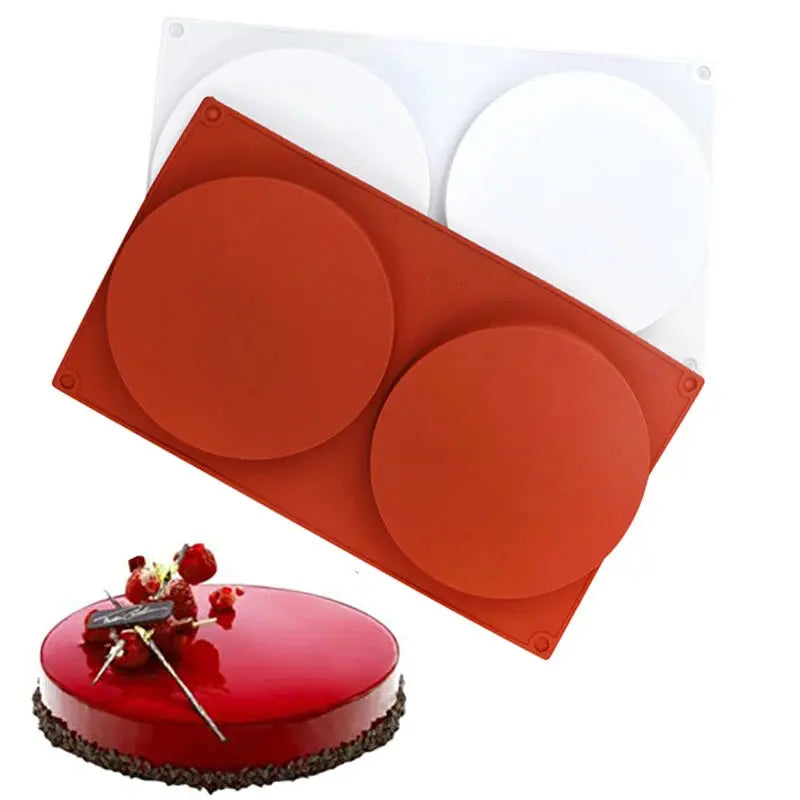 Moule à Génoise Rond en Silicone