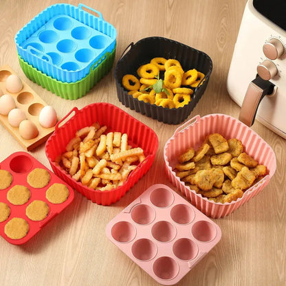Moule à Mini Cakes Silicone pour Air Fryer