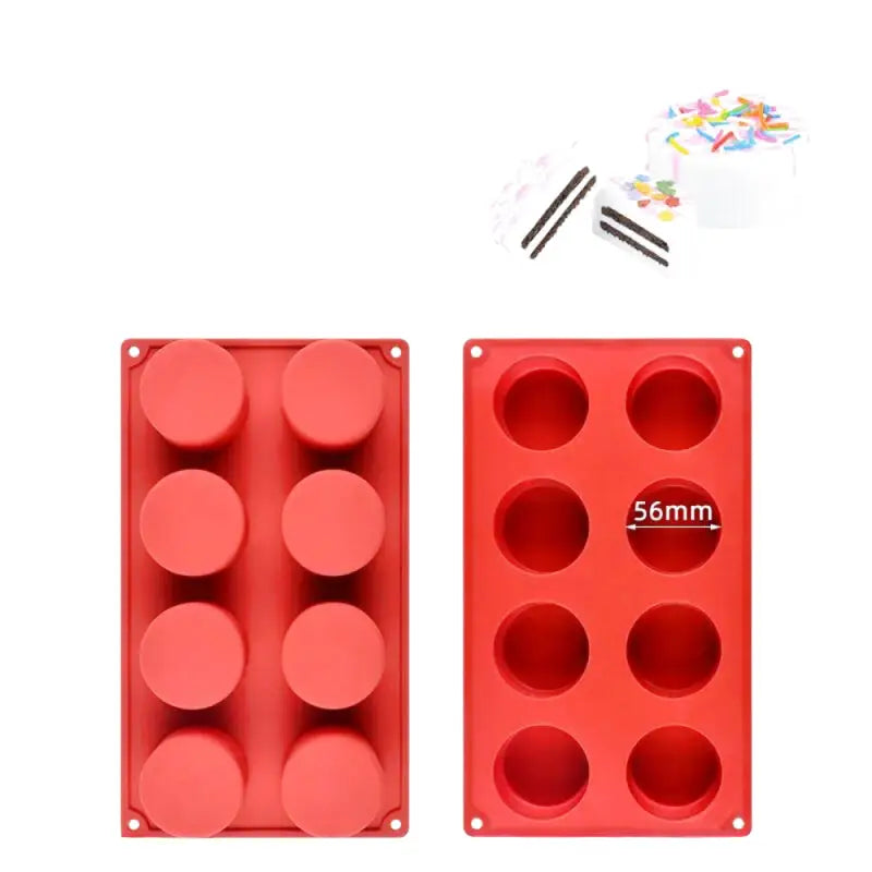 Moule à Mousse en Silicone 8 5.6 cm