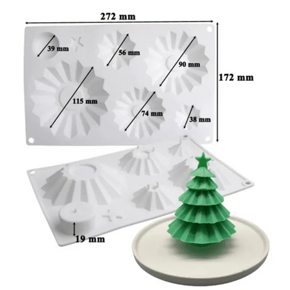 Moule à Mousses de Noël Sapin Design