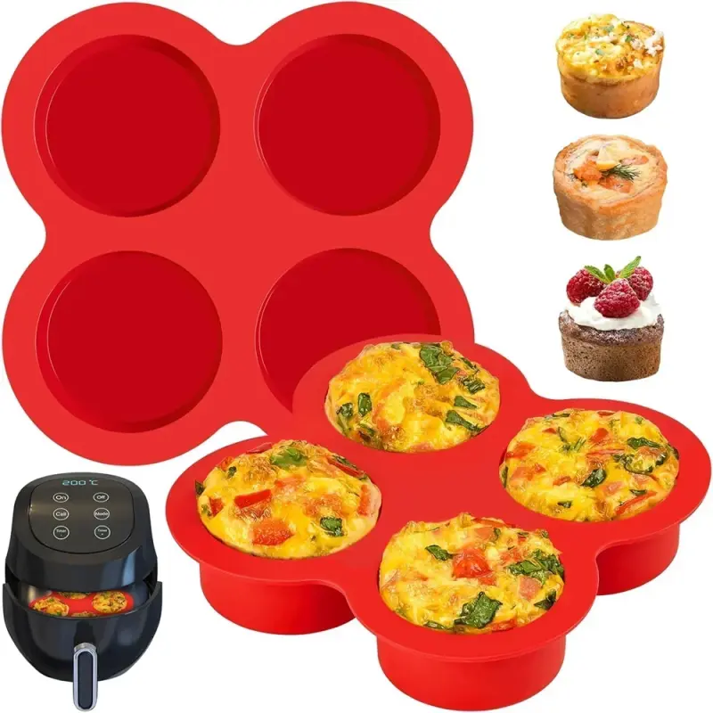 Moule à Muffins Silicone pour Air Fryer