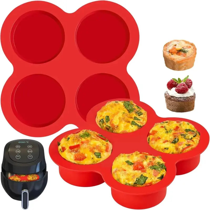 Moule à Muffins Silicone pour Air Fryer