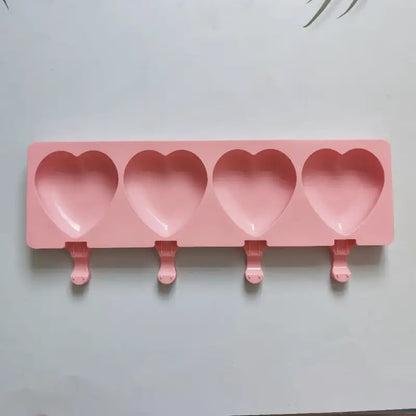 Moule à Sucette en Chocolat en Coeur Rose