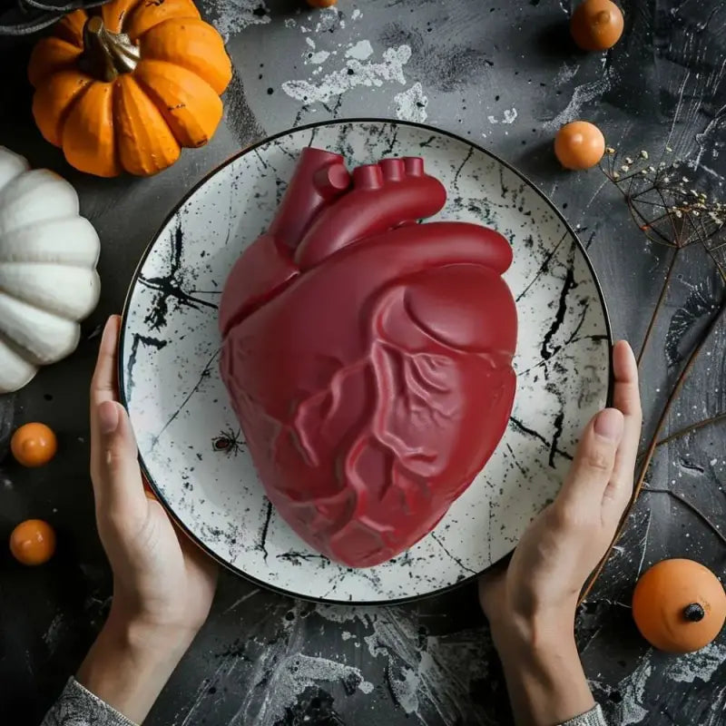 Moule en Silicone Cœur Humain Halloween - Moule à Gâteau