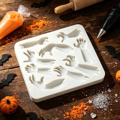 Moule en Silicone Halloween Bras Zombie - Moules Pâtissiers