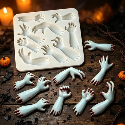 Moule en Silicone Halloween Bras Zombie - Moules Pâtissiers