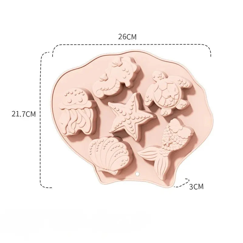 Moule Silicone en Coquillage