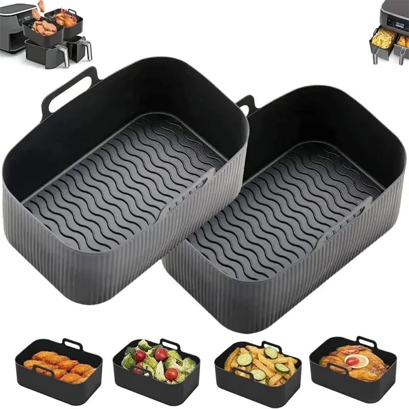 Moule Silicone Rectangulaire pour Air Fryer