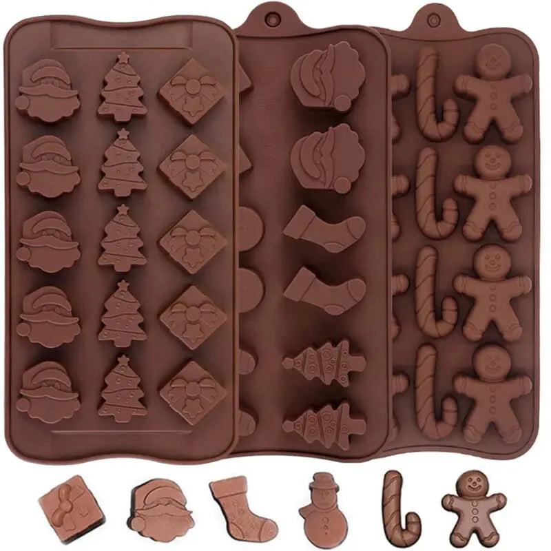 Moules Chocolat de Noël