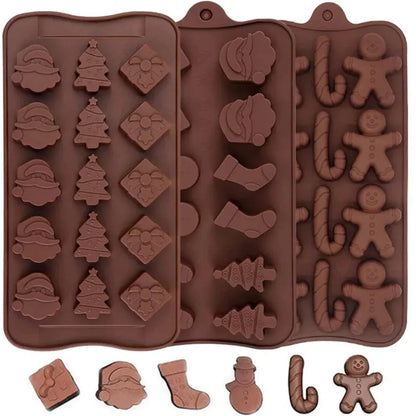 Moules Chocolat de Noël